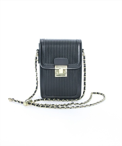 clear（クリア）の「配色ミニショルダーバッグ（ショルダーバッグ・レディース・ブラック/ベージュ/ブラウン・F）」の2枚目の写真