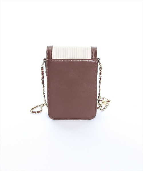 clear（クリア）の「配色ミニショルダーバッグ（ショルダーバッグ・レディース・ブラック/ベージュ/ブラウン・F）」の17枚目の写真