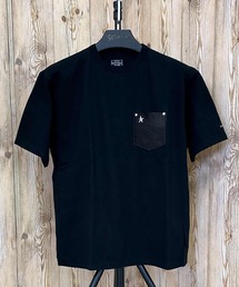 ONE STAR LEATHER POCKET 半袖Tシャツ