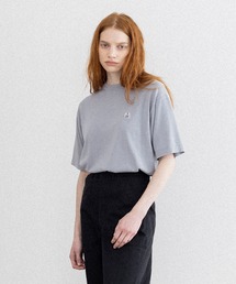 SILK MIXED KNIT TEE / ニットTシャツ