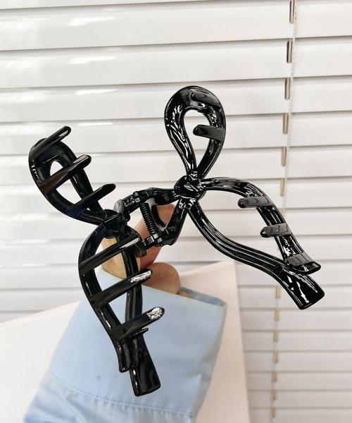 Miniministore（ミニミニストア）の「バンスクリップ ヘアクリップ 韓国風（バレッタ/ヘアクリップ・レディース・ベージュ/アイボリー/ブラウン/ブラック・FREE）」の10枚目の写真