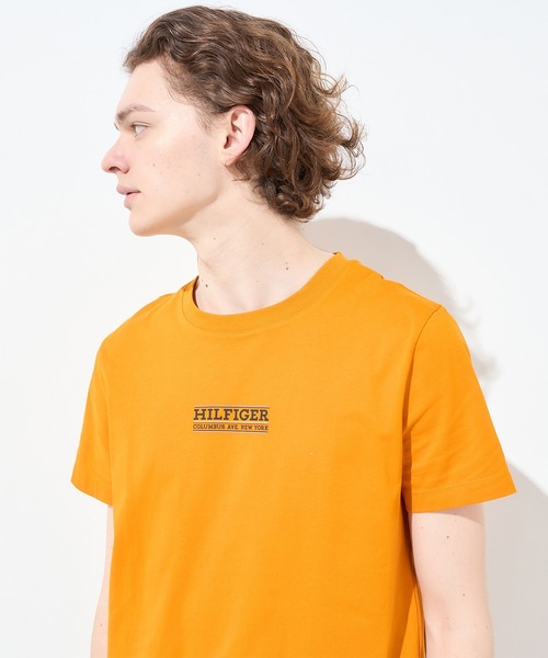 TOMMY HILFIGER(トミーヒルフィガー)の「スモールヒルフィガーTシャツ(Tシャツ/カットソー・メンズ・ホワイト/オレンジ/グリーン/ネイビー/ブラック・SMALL/MEDIUM/LARGE/X-LARGE)」の5枚目の写真