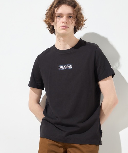 TOMMY HILFIGER(トミーヒルフィガー)の「スモールヒルフィガーTシャツ(Tシャツ/カットソー・メンズ・ホワイト/オレンジ/グリーン/ネイビー/ブラック・SMALL/MEDIUM/LARGE/X-LARGE)」の2枚目の写真