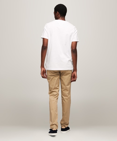 TOMMY HILFIGER(トミーヒルフィガー)の「スモールヒルフィガーTシャツ(Tシャツ/カットソー・メンズ・ホワイト/オレンジ/グリーン/ネイビー/ブラック・SMALL/MEDIUM/LARGE/X-LARGE)」の12枚目の写真