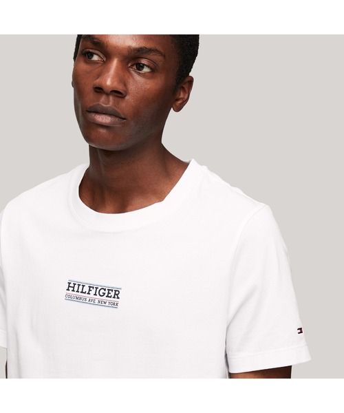 TOMMY HILFIGER(トミーヒルフィガー)の「スモールヒルフィガーTシャツ(Tシャツ/カットソー・メンズ・ホワイト/オレンジ/グリーン/ネイビー/ブラック・SMALL/MEDIUM/LARGE/X-LARGE)」の11枚目の写真