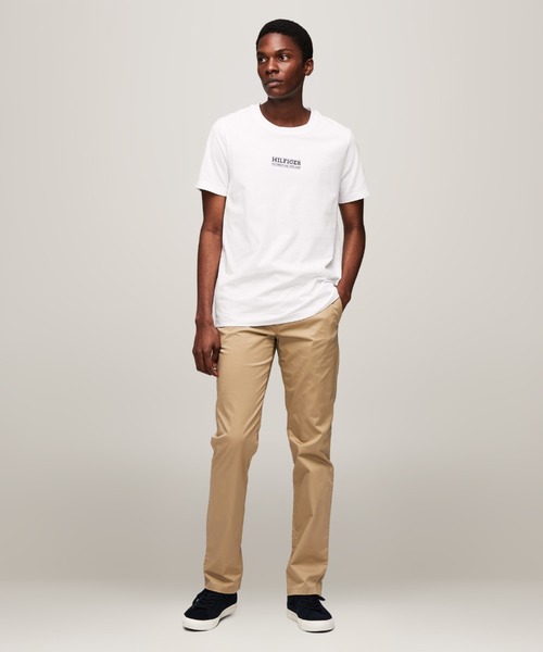 TOMMY HILFIGER(トミーヒルフィガー)の「スモールヒルフィガーTシャツ(Tシャツ/カットソー・メンズ・ホワイト/オレンジ/グリーン/ネイビー/ブラック・SMALL/MEDIUM/LARGE/X-LARGE)」の13枚目の写真