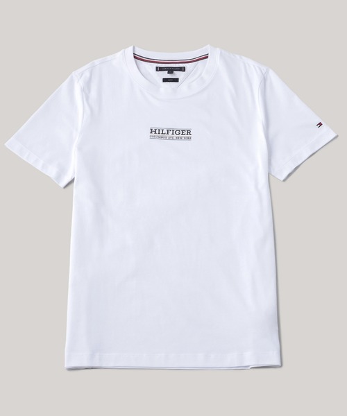 TOMMY HILFIGER(トミーヒルフィガー)の「スモールヒルフィガーTシャツ(Tシャツ/カットソー・メンズ・ホワイト/オレンジ/グリーン/ネイビー/ブラック・SMALL/MEDIUM/LARGE/X-LARGE)」の10枚目の写真