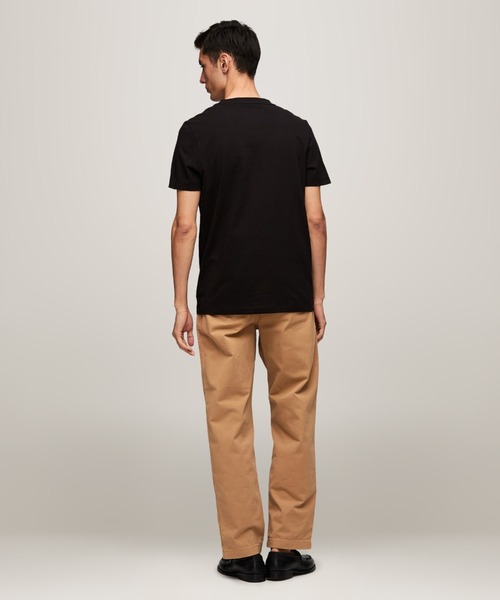 TOMMY HILFIGER(トミーヒルフィガー)の「スモールヒルフィガーTシャツ(Tシャツ/カットソー・メンズ・ホワイト/オレンジ/グリーン/ネイビー/ブラック・SMALL/MEDIUM/LARGE/X-LARGE)」の7枚目の写真