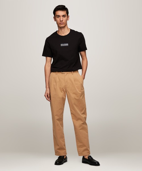 TOMMY HILFIGER(トミーヒルフィガー)の「スモールヒルフィガーTシャツ(Tシャツ/カットソー・メンズ・ホワイト/オレンジ/グリーン/ネイビー/ブラック・SMALL/MEDIUM/LARGE/X-LARGE)」の8枚目の写真