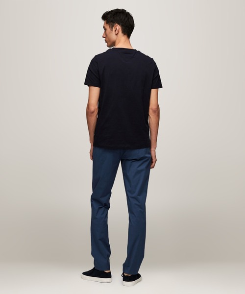 TOMMY HILFIGER(トミーヒルフィガー)の「スモールヒルフィガーTシャツ(Tシャツ/カットソー・メンズ・ホワイト/オレンジ/グリーン/ネイビー/ブラック・SMALL/MEDIUM/LARGE/X-LARGE)」の18枚目の写真
