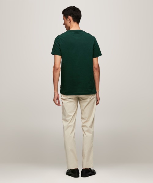 TOMMY HILFIGER(トミーヒルフィガー)の「スモールヒルフィガーTシャツ(Tシャツ/カットソー・メンズ・ホワイト/オレンジ/グリーン/ネイビー/ブラック・SMALL/MEDIUM/LARGE/X-LARGE)」の16枚目の写真