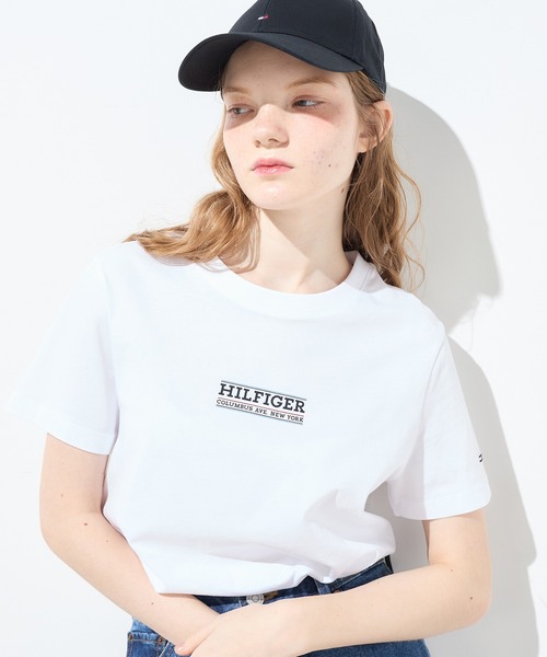 TOMMY HILFIGER(トミーヒルフィガー)の「スモールヒルフィガーTシャツ(Tシャツ/カットソー・メンズ・ホワイト/オレンジ/グリーン/ネイビー/ブラック・SMALL/MEDIUM/LARGE/X-LARGE)」の22枚目の写真