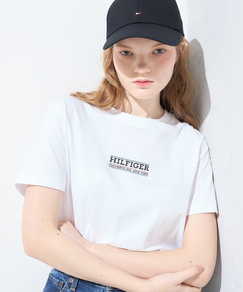 TOMMY HILFIGER(トミーヒルフィガー)の「スモールヒルフィガーTシャツ(Tシャツ/カットソー・メンズ・ホワイト/オレンジ/グリーン/ネイビー/ブラック・SMALL/MEDIUM/LARGE/X-LARGE)」の21枚目の写真