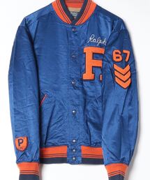［人気の虎柄］Polo Ralph Lauren サテン スタジャン 超新作】 ジャケット ベースボール サティーン ラルフローレン