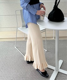 y/m by misato | 裾フリルパンツ(その他パンツ)