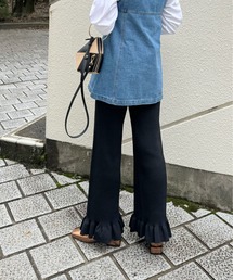 y/m by misato | 裾フリルパンツ(その他パンツ)