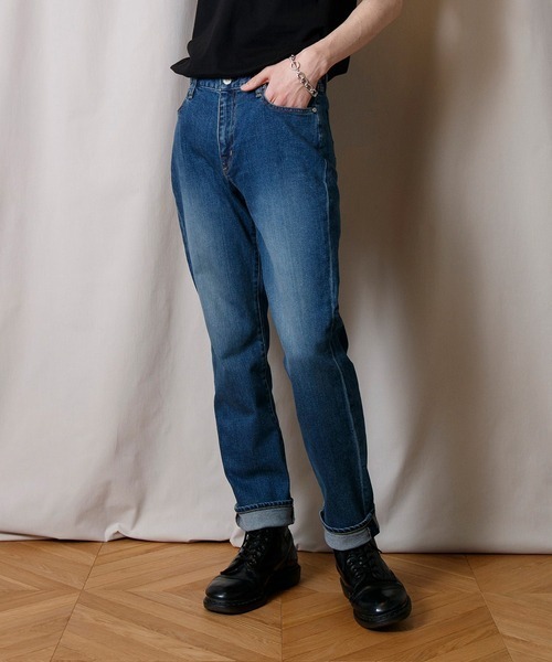 FACTOTUM（ファクトタム）の「【FACTOTUM】Eストレッチデニム ストレートパンツ 『Charles』（デニムパンツ・メンズ・ホワイト/ライトインディゴブルー/ブラック/インディゴブルー・30inch/31inch/29inch/32inch/28inch/29）」の5枚目の写真