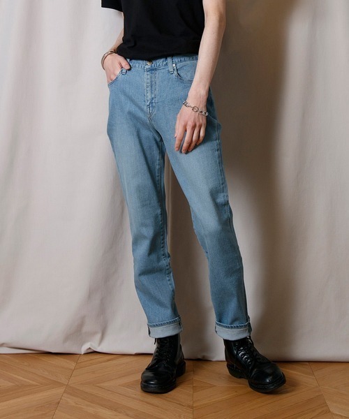 FACTOTUM（ファクトタム）の「【FACTOTUM】Eストレッチデニム ストレートパンツ 『Charles』（デニムパンツ・メンズ・ホワイト/ライトインディゴブルー/ブラック/インディゴブルー・30inch/31inch/29inch/32inch/28inch/29）」の9枚目の写真