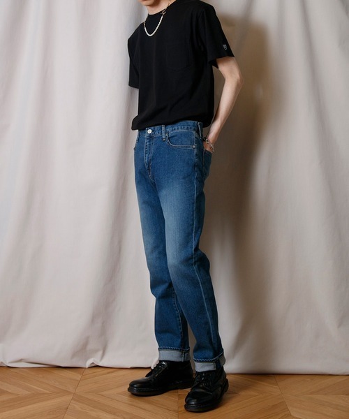 FACTOTUM（ファクトタム）の「【FACTOTUM】Eストレッチデニム ストレートパンツ 『Charles』（デニムパンツ・メンズ・ホワイト/ライトインディゴブルー/ブラック/インディゴブルー・30inch/31inch/29inch/32inch/28inch/29）」の14枚目の写真