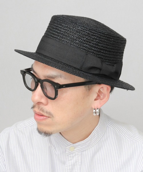 Ruben（ルーベン）の「麦わら カンカン帽（ハット・メンズ・ベージュ/グレー/ブラック/アイボリー・FREE）」の3枚目の写真