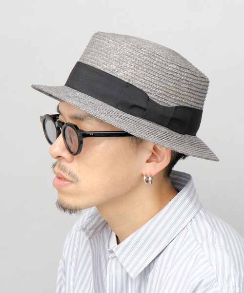 Ruben（ルーベン）の「麦わら カンカン帽（ハット・メンズ・ベージュ/グレー/ブラック/アイボリー・FREE）」の20枚目の写真