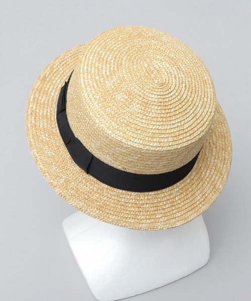 Ruben（ルーベン）の「麦わら カンカン帽（ハット・メンズ・ベージュ/グレー/ブラック/アイボリー・FREE）」の15枚目の写真