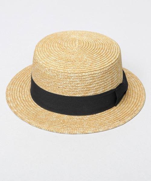 Ruben（ルーベン）の「麦わら カンカン帽（ハット・メンズ・ベージュ/グレー/ブラック/アイボリー・FREE）」の9枚目の写真