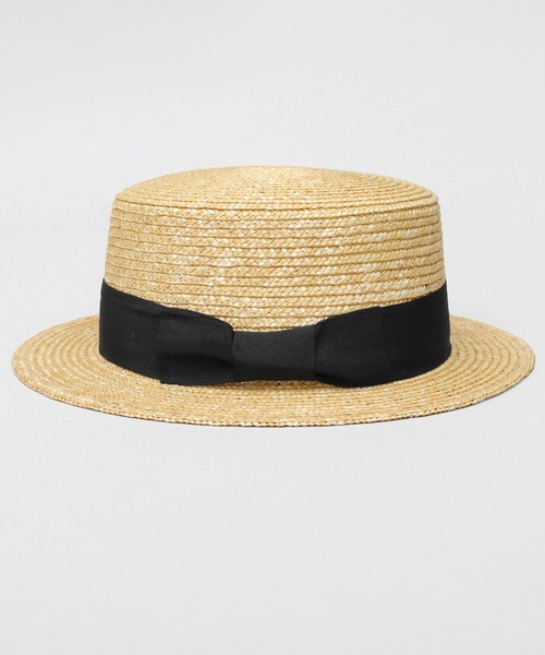 Ruben（ルーベン）の「麦わら カンカン帽（ハット・メンズ・ベージュ/グレー/ブラック/アイボリー・FREE）」の8枚目の写真