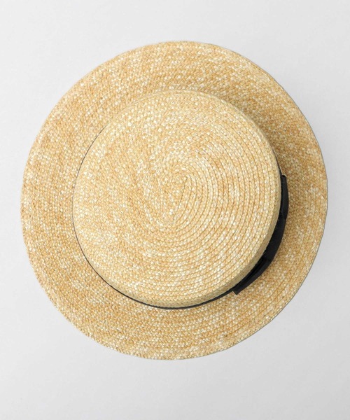 Ruben（ルーベン）の「麦わら カンカン帽（ハット・メンズ・ベージュ/グレー/ブラック/アイボリー・FREE）」の6枚目の写真