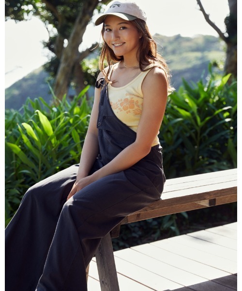 BILLABONG(ビラボン)の「BILLABONG レディース ARCH LOGO CAP キャップ 【2024年春夏モデル】/ビラボンロゴ帽子(キャップ・レディース・ブラック/ベージュ/アーミー/ブラック×ホワイト・FREE)」の4枚目の写真