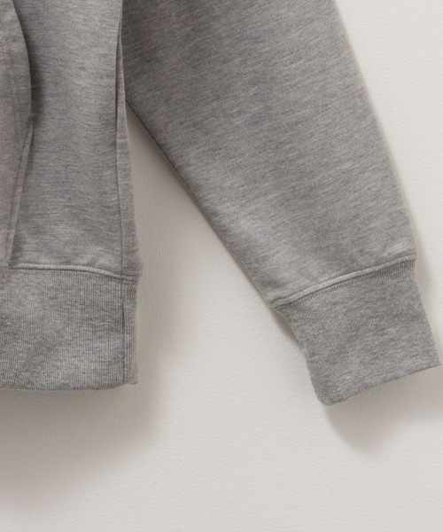 Mac-House(マックハウス)の「ミニ裏毛ジップアップパーカー(パーカー・メンズ・オートミール/グレー/ブラック・L/M/XL)」の7枚目の写真