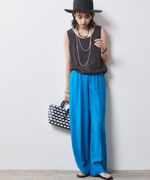 大きいサイズ＞スモーキーシルバーロングネックレス（長め設計