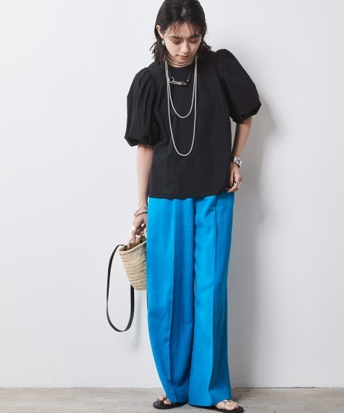 大きいサイズ＞スモーキーシルバーロングネックレス（長め設計