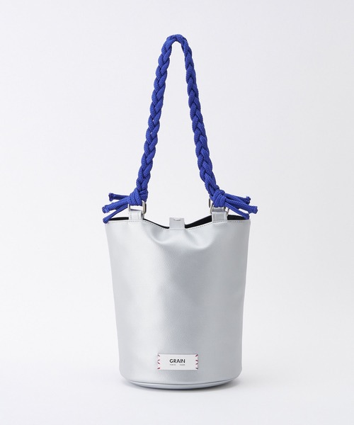 GRAIN(グレイン)の「【GRAIN/グレイン】三つ編みバケツトートバッグ(トートバッグ・レディース・グリーン/シルバー/ブラック・FREE)」の6枚目の写真
