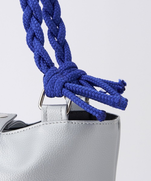 GRAIN(グレイン)の「【GRAIN/グレイン】三つ編みバケツトートバッグ(トートバッグ・レディース・グリーン/シルバー/ブラック・FREE)」の8枚目の写真