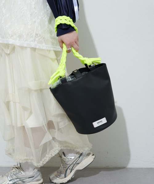 GRAIN(グレイン)の「【GRAIN/グレイン】三つ編みバケツトートバッグ(トートバッグ・レディース・グリーン/シルバー/ブラック・FREE)」の13枚目の写真