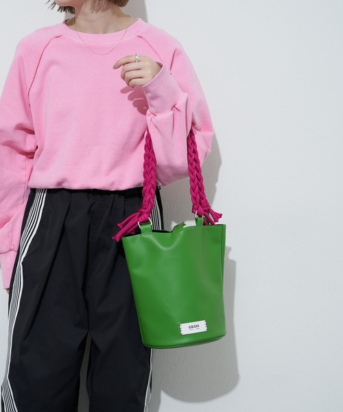 GRAIN(グレイン)の「【GRAIN/グレイン】三つ編みバケツトートバッグ(トートバッグ・レディース・グリーン/シルバー/ブラック・FREE)」の18枚目の写真