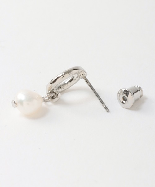ジュエッテ　サークルピアス　淡水パール セール】淡水パールサークルピアス（ピアス（両耳用））｜Jines