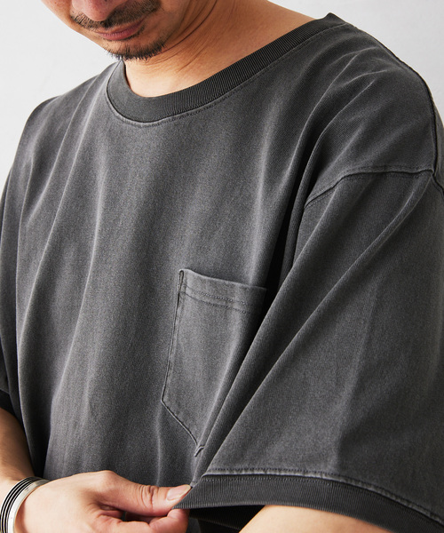 Goodwear(グッドウェア)の「グッドウェア USコットン リブクルーネックTシャツ(Tシャツ/カットソー・メンズ・ホワイト/ブラック/ネイビー/ライトグレー・MEDIUM/X-LARGE/LARGE)」の19枚目の写真