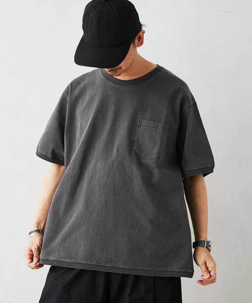 Goodwear(グッドウェア)の「グッドウェア USコットン リブクルーネックTシャツ(Tシャツ/カットソー・メンズ・ホワイト/ブラック/ネイビー/ライトグレー・MEDIUM/X-LARGE/LARGE)」の22枚目の写真