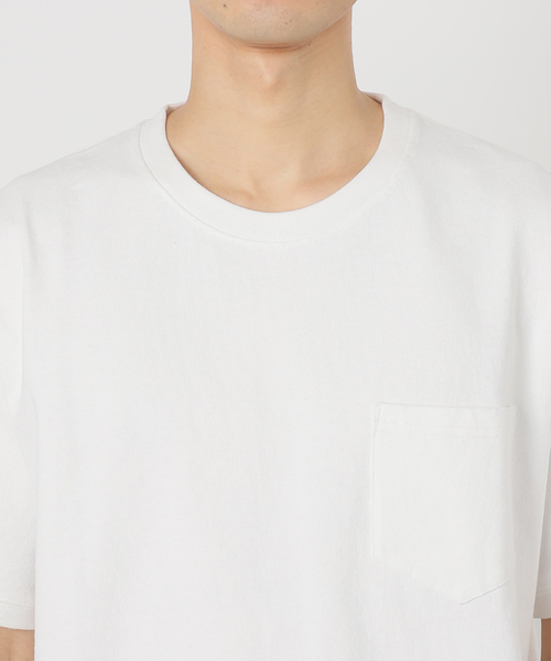 Goodwear(グッドウェア)の「グッドウェア USコットン リブクルーネックTシャツ(Tシャツ/カットソー・メンズ・ホワイト/ブラック/ネイビー/ライトグレー・MEDIUM/X-LARGE/LARGE)」の7枚目の写真