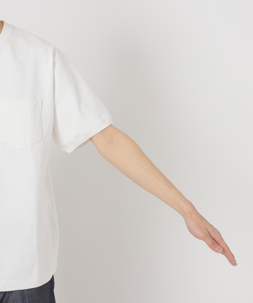 Goodwear(グッドウェア)の「グッドウェア USコットン リブクルーネックTシャツ(Tシャツ/カットソー・メンズ・ホワイト/ブラック/ネイビー/ライトグレー・MEDIUM/X-LARGE/LARGE)」の8枚目の写真