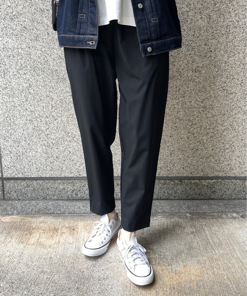 StyleSea(スタイルシー)の「【接触冷感・美脚・美シルエット】テーパードパンツ(その他パンツ・レディース・ベージュ/ブラック/モカ/テラコッタ・FREE)」の2枚目の写真