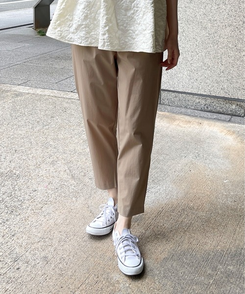 StyleSea(スタイルシー)の「【接触冷感・美脚・美シルエット】テーパードパンツ(その他パンツ・レディース・ベージュ/ブラック/モカ/テラコッタ・FREE)」の9枚目の写真