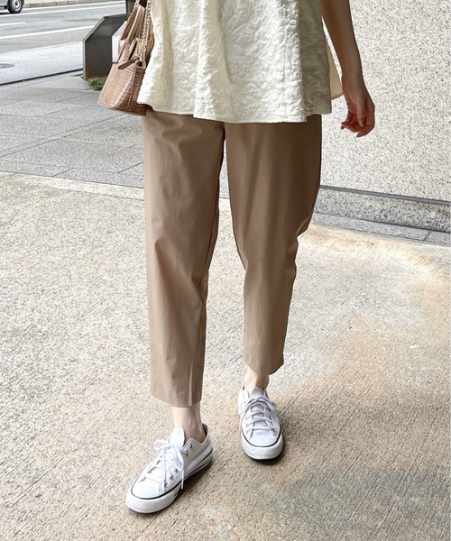 StyleSea(スタイルシー)の「【接触冷感・美脚・美シルエット】テーパードパンツ(その他パンツ・レディース・ベージュ/ブラック/モカ/テラコッタ・FREE)」の11枚目の写真