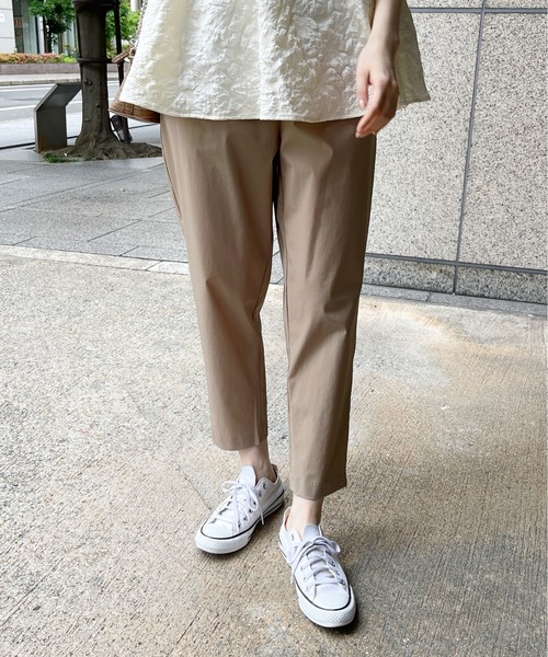 StyleSea(スタイルシー)の「【接触冷感・美脚・美シルエット】テーパードパンツ(その他パンツ・レディース・ベージュ/ブラック/モカ/テラコッタ・FREE)」の13枚目の写真