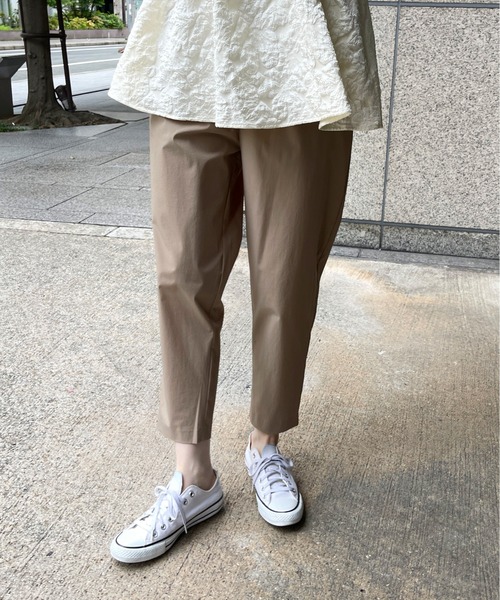 StyleSea(スタイルシー)の「【接触冷感・美脚・美シルエット】テーパードパンツ(その他パンツ・レディース・ベージュ/ブラック/モカ/テラコッタ・FREE)」の14枚目の写真