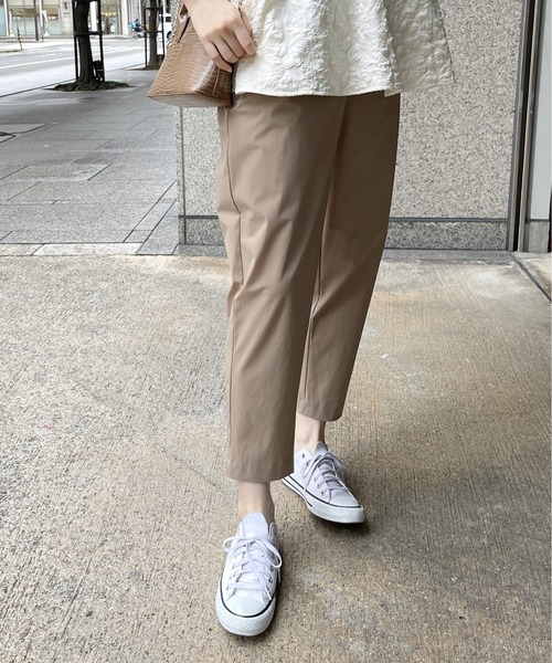 StyleSea(スタイルシー)の「【接触冷感・美脚・美シルエット】テーパードパンツ(その他パンツ・レディース・ベージュ/ブラック/モカ/テラコッタ・FREE)」の15枚目の写真