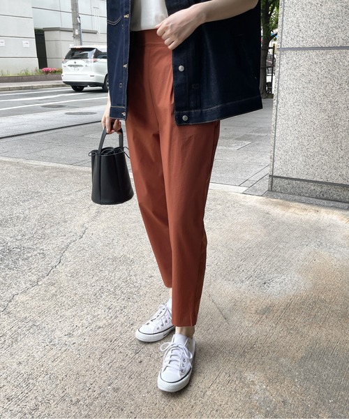 StyleSea(スタイルシー)の「【接触冷感・美脚・美シルエット】テーパードパンツ(その他パンツ・レディース・ベージュ/ブラック/モカ/テラコッタ・FREE)」の19枚目の写真