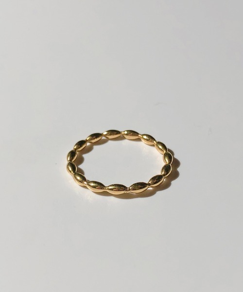 TUWAKRIM(トゥワクリム)の「【TUWAKRIM】マーキスリング(リング・レディース・ゴールド・MEDIUM/LARGE)」の1枚目の写真